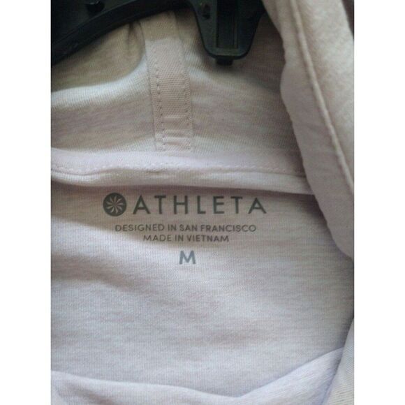 Athleta hooded Medium top Cozy Oatmeal - Picture 9 of 10